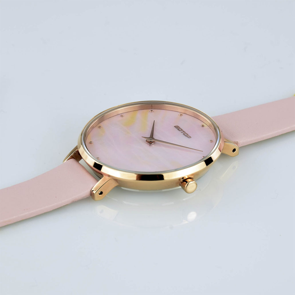 Women's Watch Thin Leather Strap