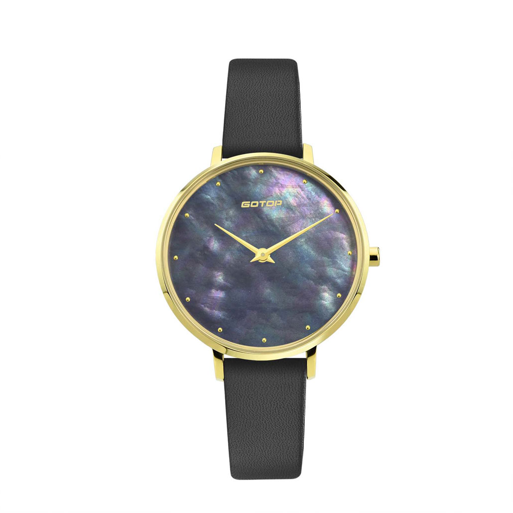 Women's Watch Thin Leather Strap