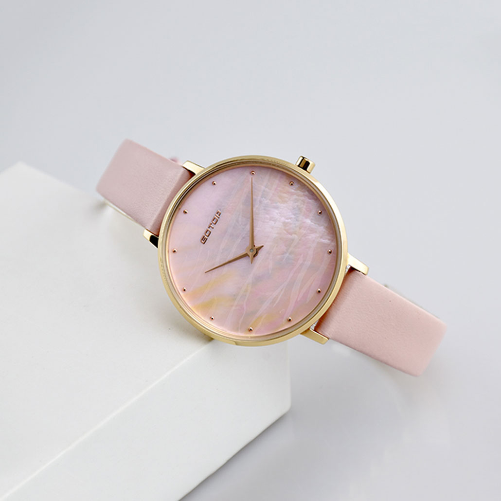 Women's Watch Thin Leather Strap