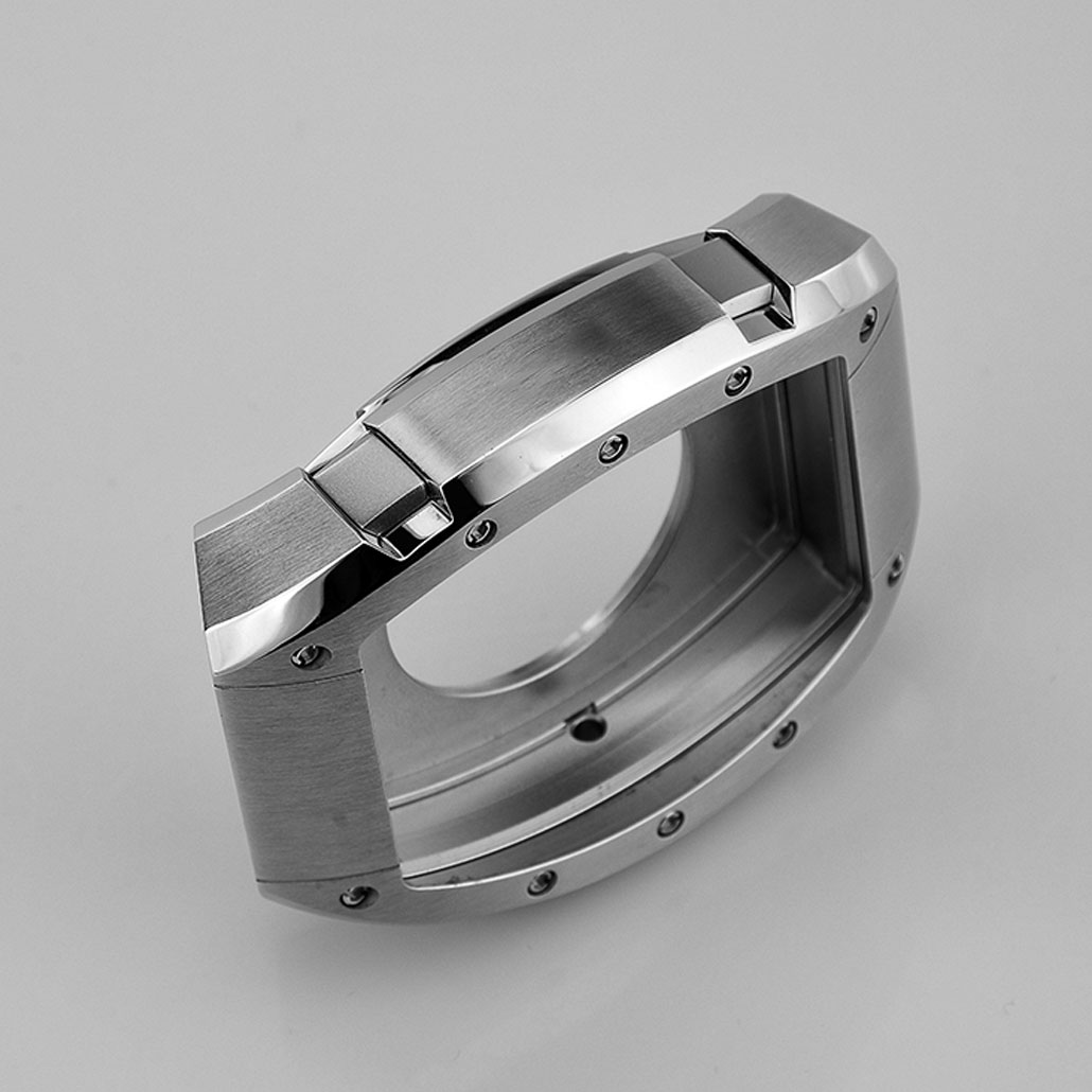 WC045 Rectangular Stainless-Steel Thin Watch Case