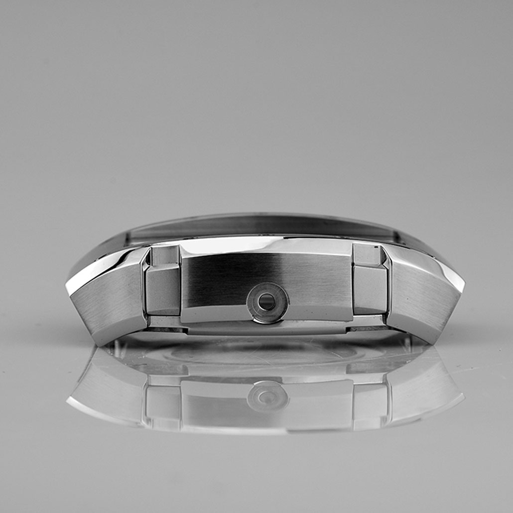 WC045 Rectangular Stainless-Steel Thin Watch 