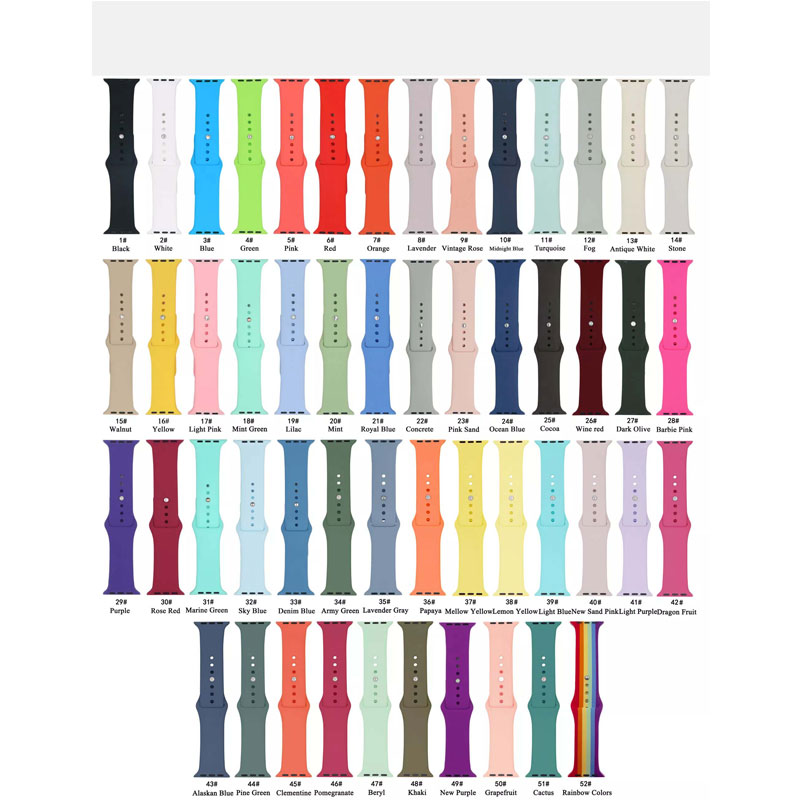 Custom Luxury Sport Rubber Silicone Apple Watch Band-copy-1658218715