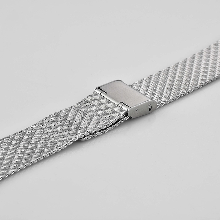 ws081 75 115mm silver stainless steel watch strap