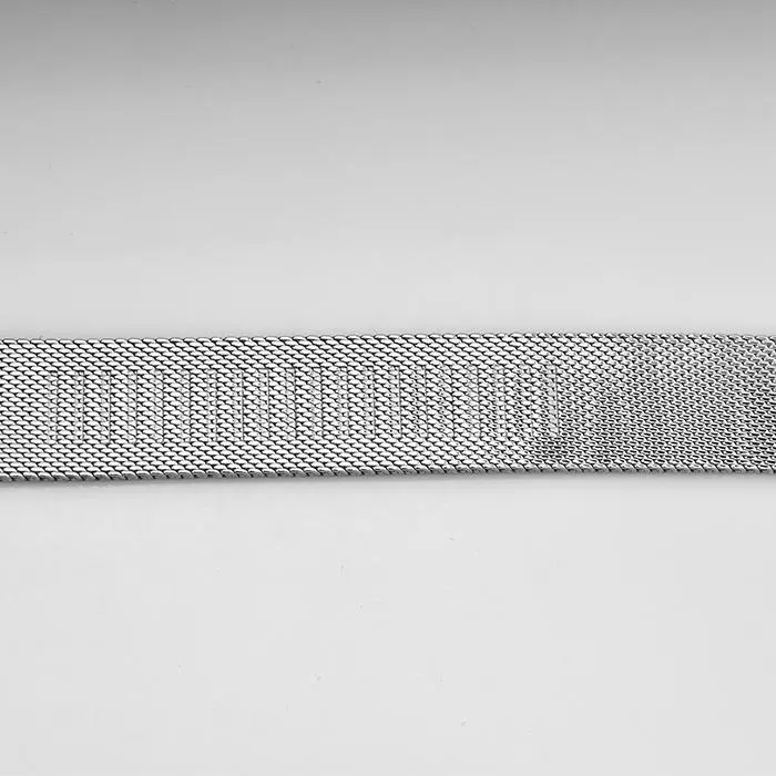 WS093 16MM 75*120MM Silver Watch Strap