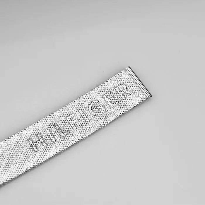 WS093 16MM 75*120MM Silver Watch Strap