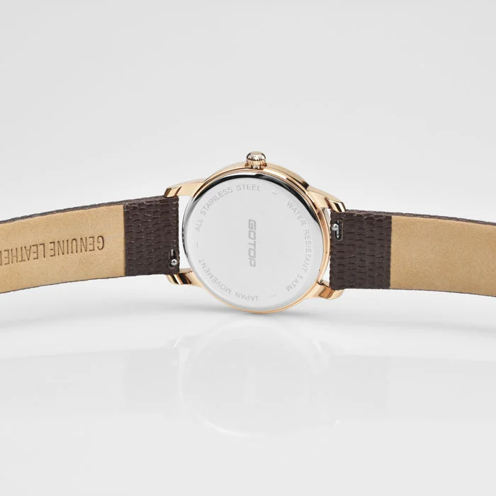 New Gorgeous Water Ripple Steel Watch With Colorful Snakeskin Strap For Ladies