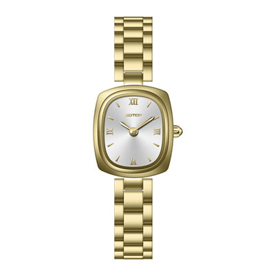 Square Dial Women's Steel Watch, Multiple Color Options, Elegant Design, Precision Movement