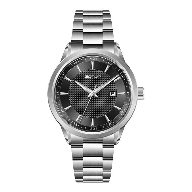 Minimalist Men’s Quartz Watch Elegant 42mm Design Clean Dial Style
