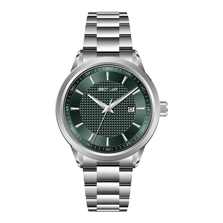 Minimalist Men’s Quartz Watch Elegant 42mm Design Clean Dial Style