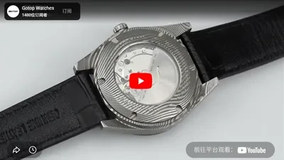 Automatic Watches Custom Damascus Steel Mechanical Dive Watch 200 meters For Men-SS1031